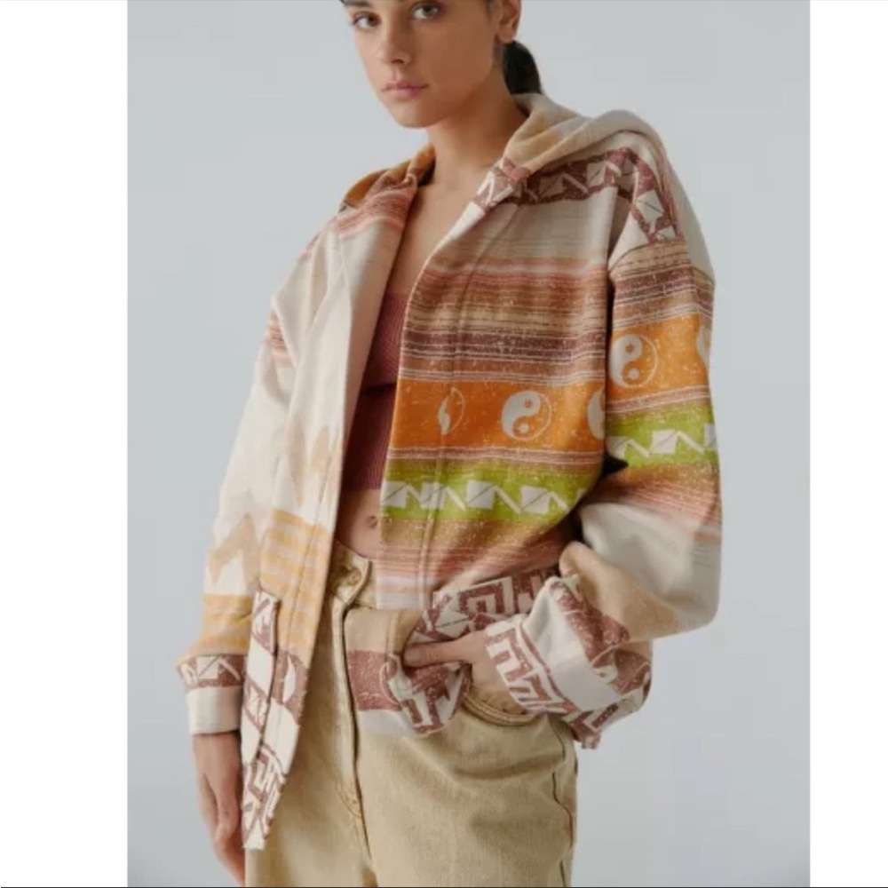 BDG Urban Outfitters Delaney Hooded Cardigan S NWT - Picture 4 of 13